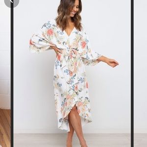 petal + pup prescott dress white